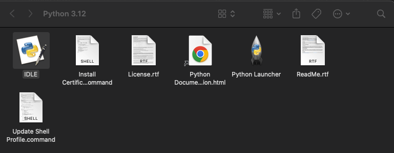 example files python install